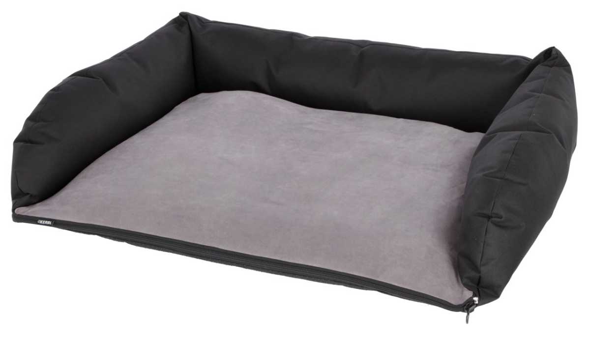 Kofferraumkissen Hundebett 80x60cm mit Stoßstangenschutz von Kerbl Hundekissen Auto Kofferraum